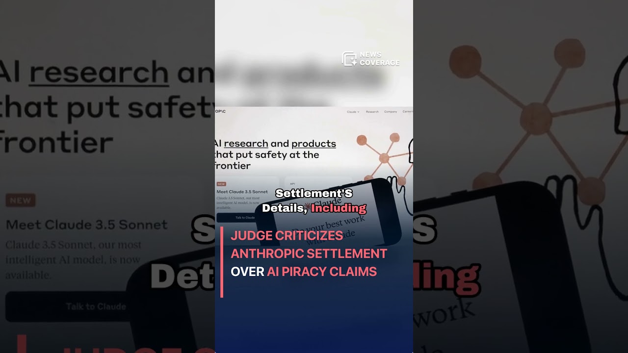 Judge Criticizes Anthropic Settlement Over AI Piracy Claims 