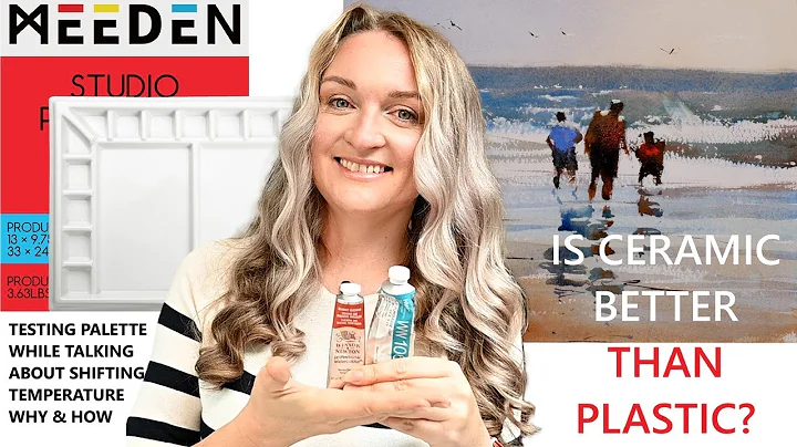 Studio Porcelain Palette Meeden - Is it Better than Plastic? Mix Temperature Tutorial in Full Demo