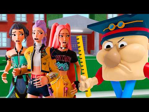 Kpop Demon Hunters Plays EPIC SCHOOL ESCAPE in Roblox (OBBY)