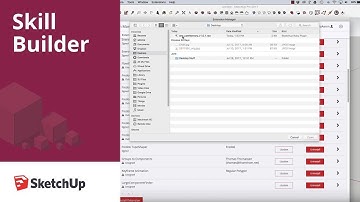 SketchUp Skill Builder: Installing Extensions