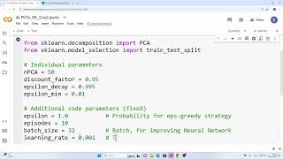 [PE06] Principal Component Analysis and Reinforcement Learning