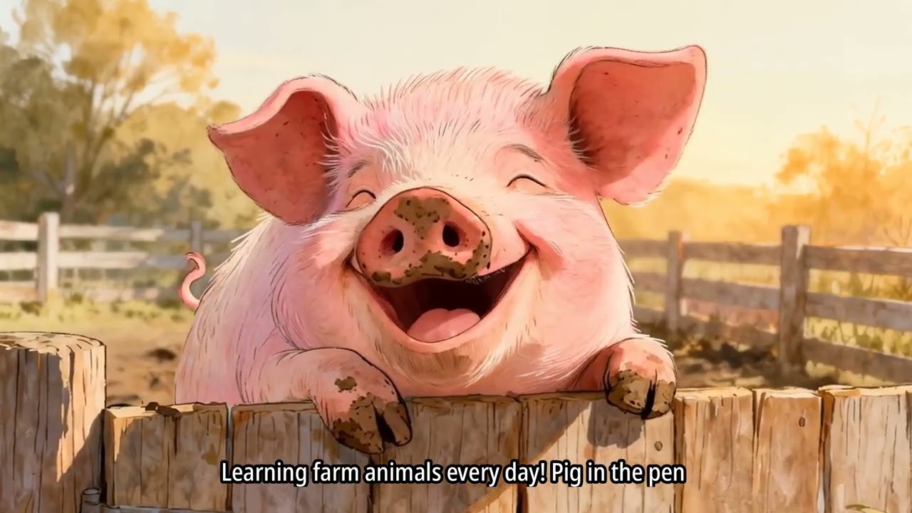 Farmyard Fun! 🐮🐷 Sing Along Farm Animal Song for Kids