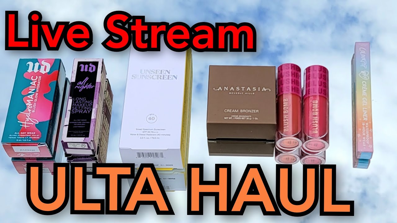 Brenda was live! ULTA, TEMU & TJ MAXX HAUL + Swatches & Trying out the New Goodies and Chit Chat