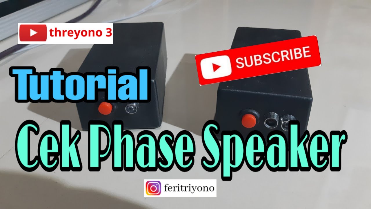 TUTORIAL cek  phase speaker  sound  system  YouTube