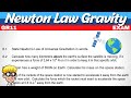 Newton Law Gravity Grade 11