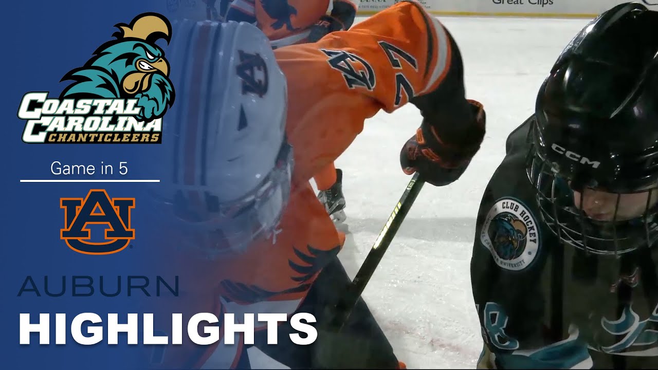 Coastal Carolina vs  Auburn | ACHA Hockey | 704 Face-off | Highlights   November 13, 2025