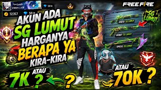 JUAL AKUN FF MURAH SULTAN || ADA SKIN SG 2 LUMUT || HARGANYA KANTONG PELAJAR CUMA 7 RIBU?😱