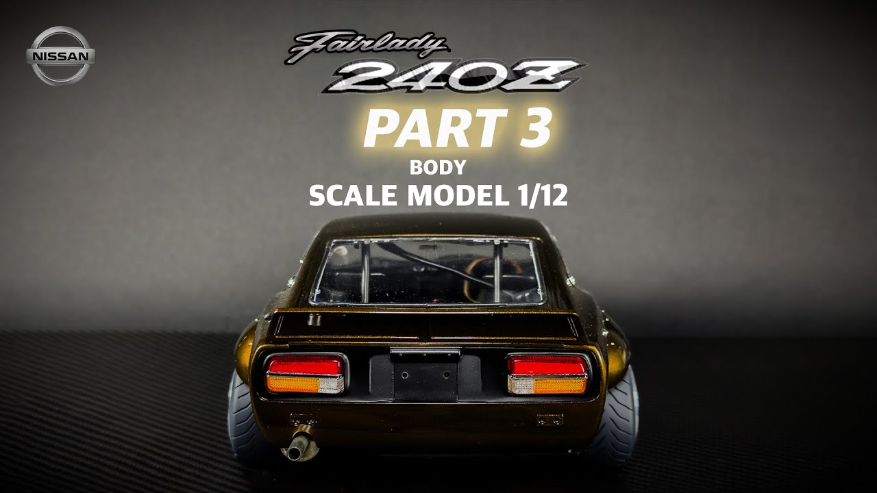 フェアレディ240ZG. 1:12scale 1/12 NISSAN FAIRLADY 240ZG (3D print ROCKET BUNNY) part.3