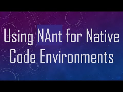 Using NAnt for Native Code Environments