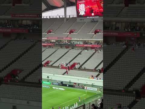 김천상무가 서울 원정에서 동점골을 기록합니다