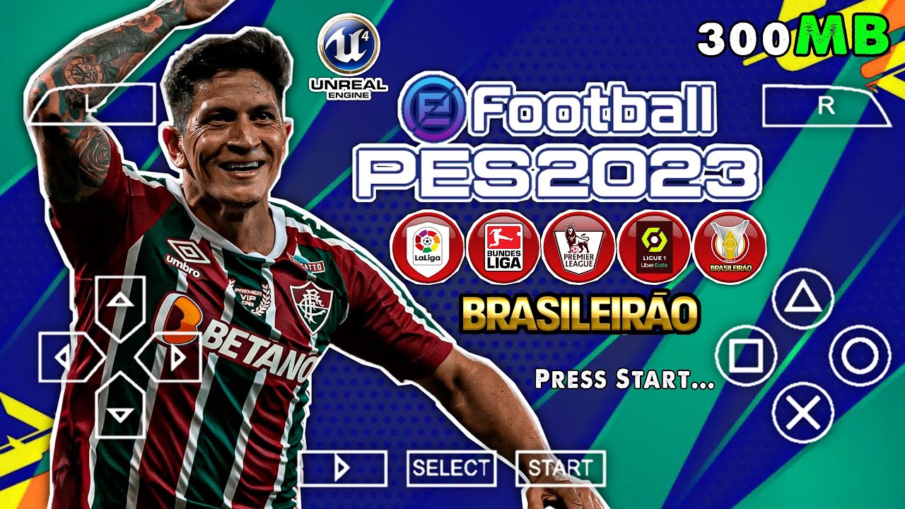 Pes 2023 PPSSPP Brasileirão e Europeu Atualizado – FernandoPlay