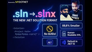 .sln is DEAD? Meet .slnx — The Game-Changing .NET 10 Solution Format!