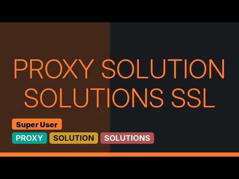 SSL proxy with stunnel (2 Solutions!!)
