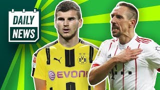 Timo Werner zum BVB? Schalke Transfer News: Kommen Jovetic und Benatia? Franck Ribéry rastet aus!