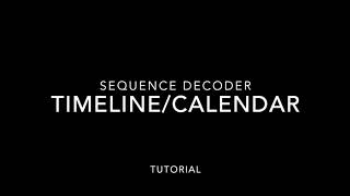 Timeline/Calendar