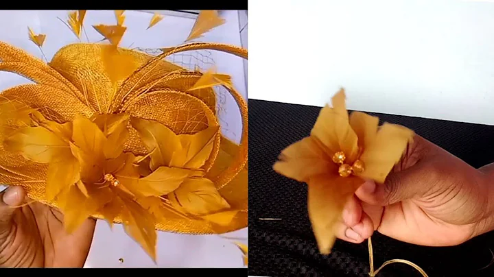 Detailed tutorial on how to create feather embellishment.