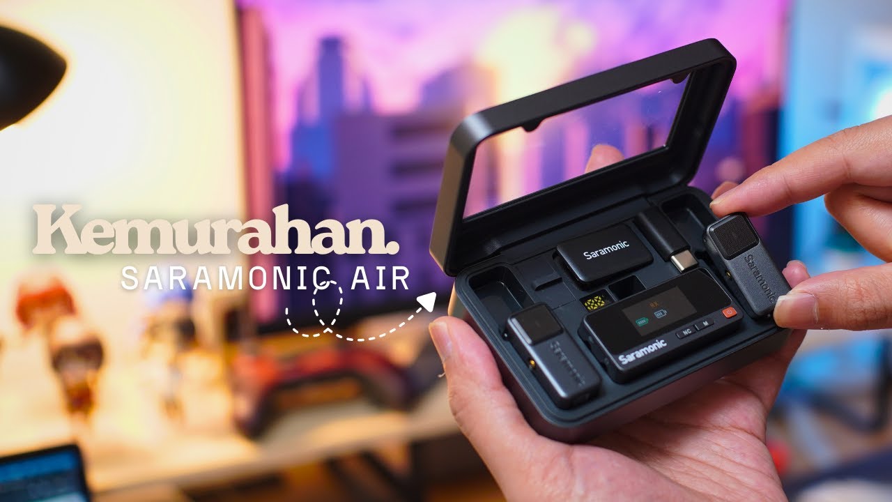MIC COMPACT, BATERAI AWET, FITUR LENGKAP 🔥🔥 Saramonic Air Review Indonesia