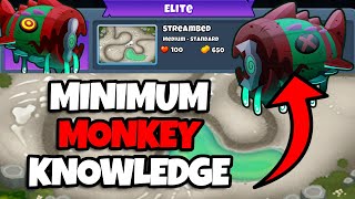 Bloonarius Elite Tutorial || Minimum Monkey Knowledge || Streambed (BTD6)