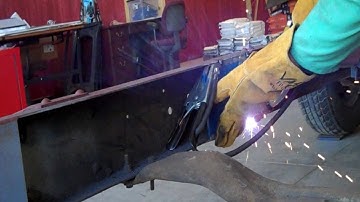 Update #6 - 55 Chevy Truck - Spot Welding Plating the Frame