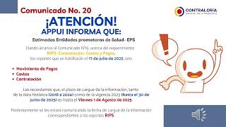Comunicado No 20 APPUI