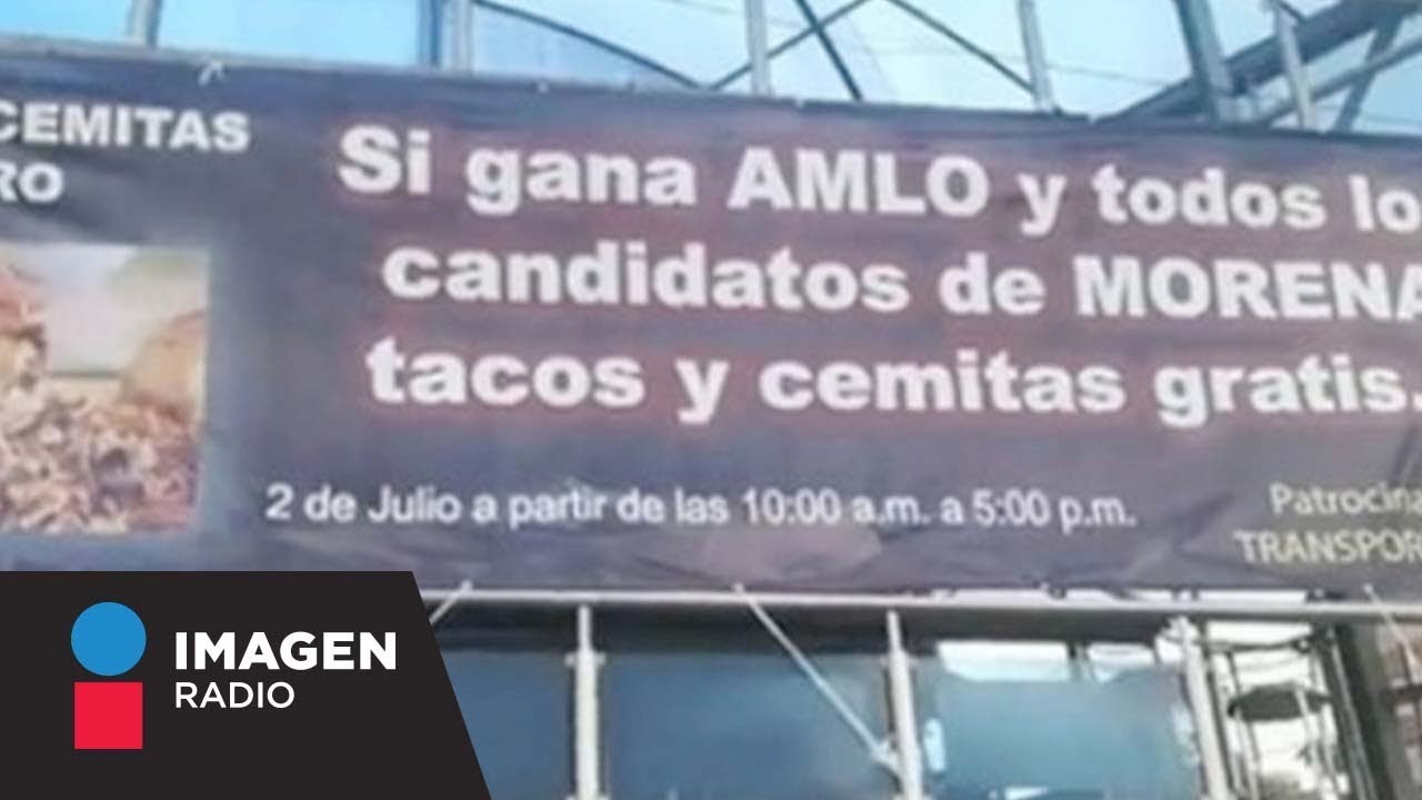 Empresarios de Querétaro regalan más de mil tacos por triunfo de López Obrador YouTube
