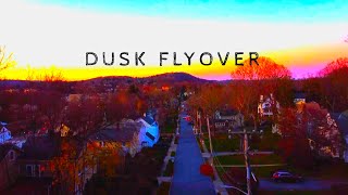 MOUNT KISCO Dusk Flyover// Cinematic short film with arial footage of Mt. Kisco
