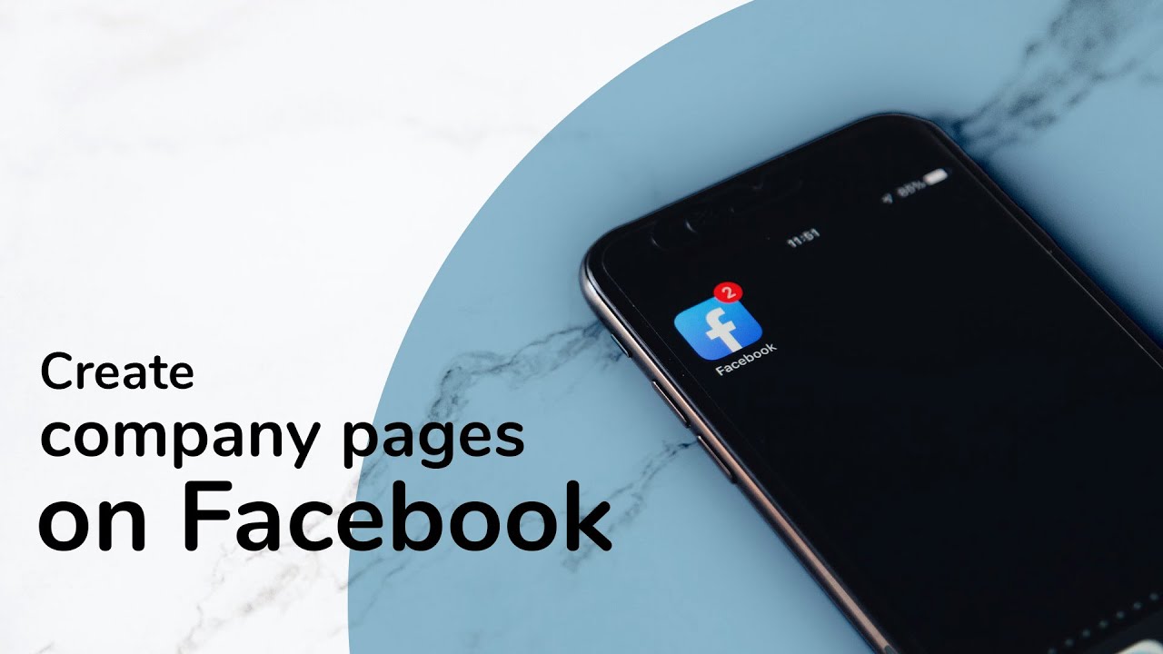 How to create a company page on Facebook