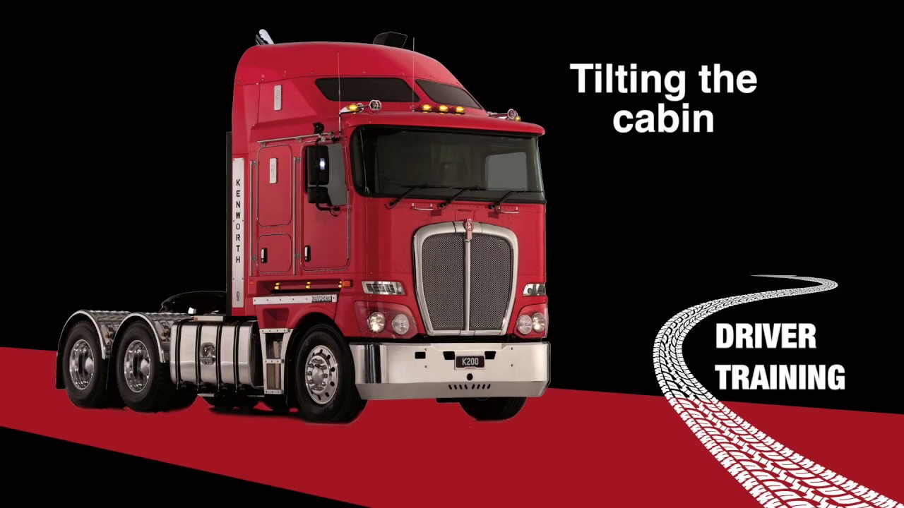How to tilt a Kenworth K200 Cabin YouTube