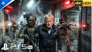 (PS5) Missione di salvataggio ad alto rischio del Presidente nel tunnel di carbone | Gameplay imm... screenshot 2