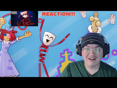 MASK (Gangle's Song) Feat. Marissa Lenti from The Amazing Digital Circus REACTION!!!
