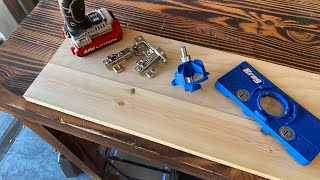 TOOL REVIEW  How To Use The Kreg Concealed Hinge Jig