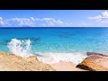 Beautiful Beach View From The Caribbean Island of St. Maarten (4K Video)