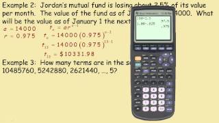 Geometric Sequences