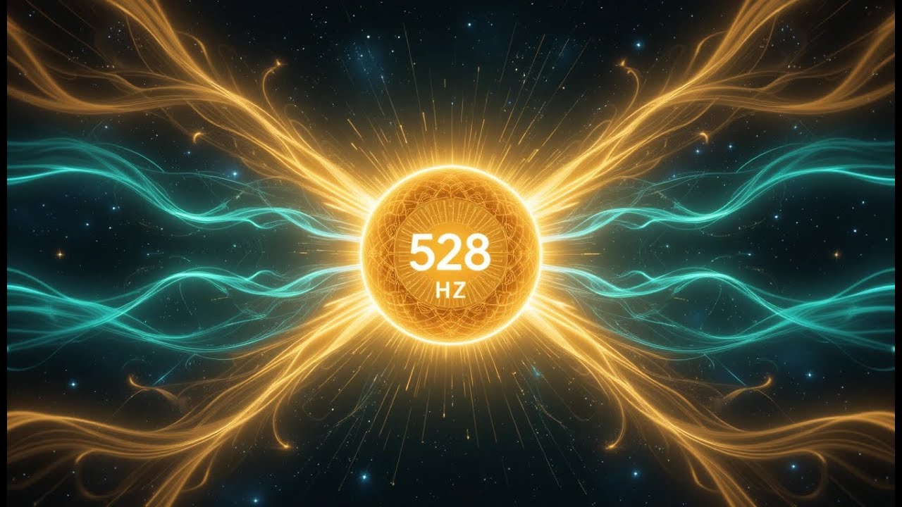 Sacred Solfeggio Tone — 528 Hz in Motion and Light