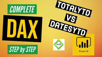 Power BI DAX Tutorial (21/50) - What is Difference Between TotalYTD vs DatesYTD Function in DAX