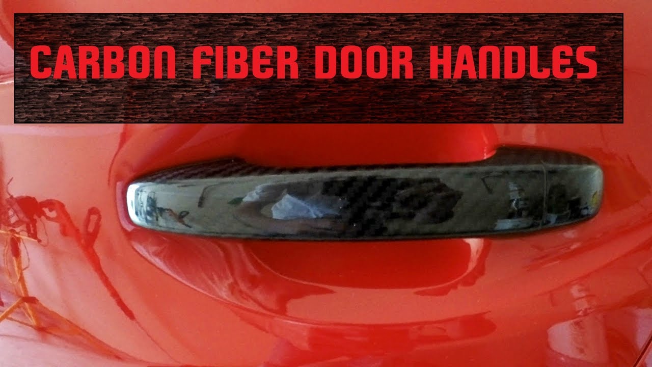 2017 WRX Carbon Fiber Door Handles YouTube