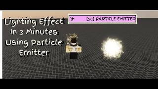 Lighting Effect Using PARTICLE EMITTER // JJS Skill Builder Tutorial