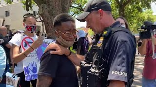 Michigan Sheriff Chris Swanson Joins Protesters