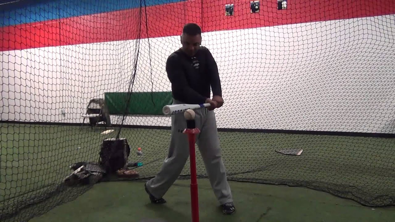 Crofton Baseball Hitting the High Strike off a Tee YouTube