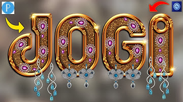 How To Make A Unique Glass Font On Android Using PixelLab ps Touch Ps Cc 2022 | Zarraq Creation