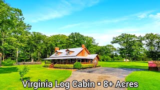 Virginia Cabins For Sale | $440k | Log Homes For Sale | Virginia Real Estate For Sale | 8.50 Acres