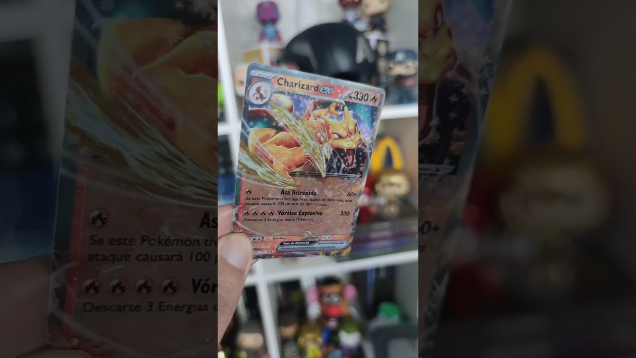 FINALMENTE! TIREI A CARTA ULTRA RARA DO CHARIZARD EX DO POKÉMON TCG 151