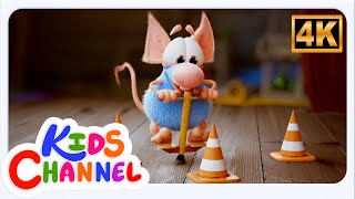 rattic mini jumping stick funny cartoon comedy video kids