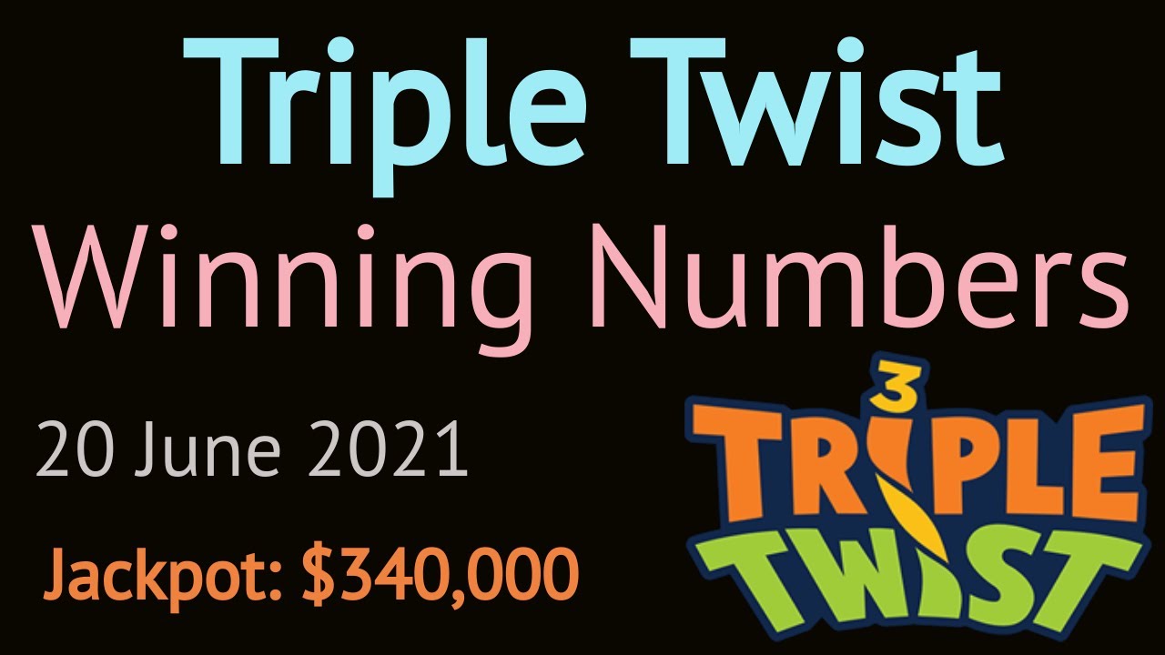 Today Triple Twist Winning Numbers Sunday 20 June 2021.Triple Twist Drawing Result Tonight 6/20/2021