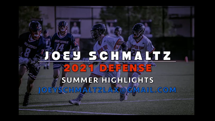 SUMMER Highlights: Joey Schmaltz 2021 Defense Lacr...