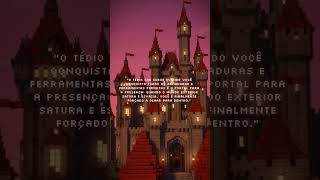 Castelo #filosofia #minecraft #reflexão