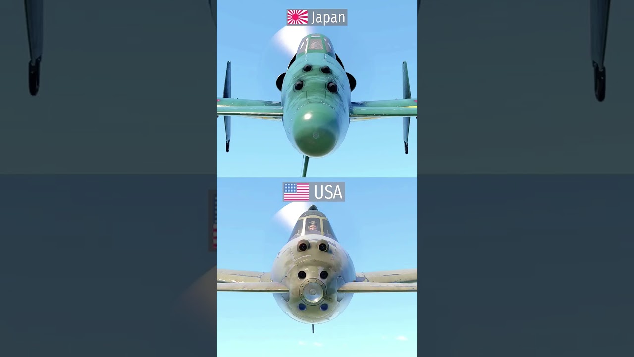 Shinden vs XP-55 - CANNONS