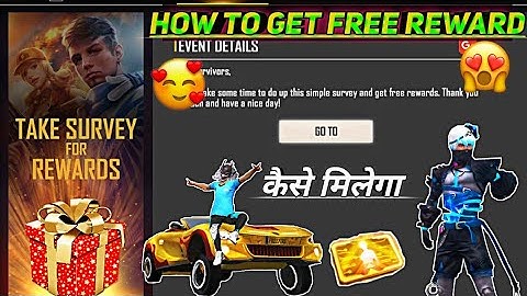 how to claim free reward in free fire || take survey and get free rewards || site problem solution