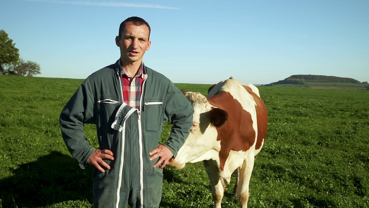 Ghislain Henry, producteur de lait pour la filière Gruyère de France