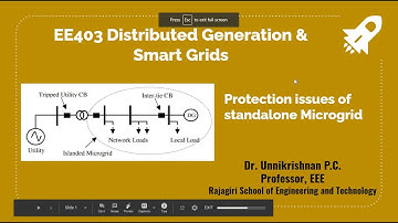 25 EE403 DGSG M3 Part 6 Dr  Unnikrishnan PC Protection of Microsources